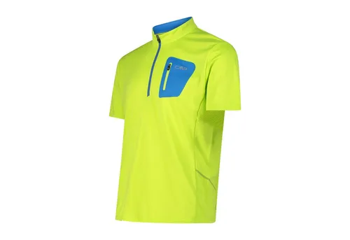 CMP Radtrikot M Freebike T-Shirt - Fahrradtrikots mit Half Zip und lockerer Passform, ideal für Geländeradsportler. Mit Dry Function Technologie für optimale Feuchtigkeitsregulierung und antibakterieller Behandlung für frischen Tragekomfort.
