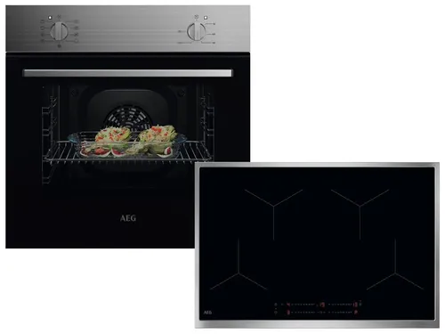 AEG AB07B Set Backofen NBU5A10CM + Induktionskochfeld OIO84A00XB