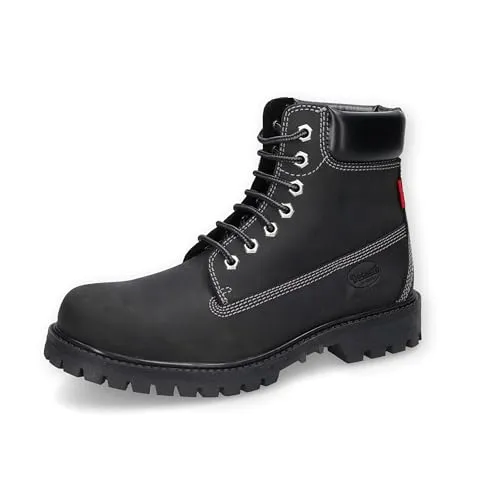Dockers by Gerli Herren Combat Boots - Robuste Stiefeletten für jedes Abenteuer - Wanderschuhe mit strapazierfähigem Leder-Obermaterial und flacher Sohle, ideal für Übergangszeiten und Outdoor-Aktivitäten.