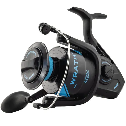 Penn Wrath 5000 Stationärrolle - Spinnrolle für Dorschangeln - Angelrollen für die anspruchsvolle Dorschangelei, robust und zuverlässig für unvergessliche Angelabenteuer.