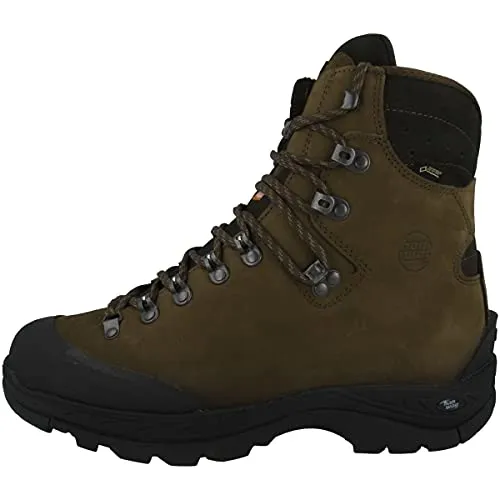 Hanwag Alaska Winter GTX erde_brown (56) 7,5 - Winterschuhe für Herren mit Gore-Tex Membran für Wasserdichtigkeit und Atmungsaktivität. Die IceGrip Profilsohle sorgt für sicheren Halt auf Eis, während die G-LOFTFIT Isolierung Ihre Füße warm hält.