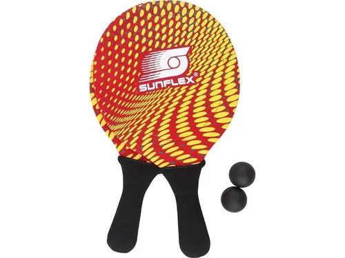 Sunflex Neopren Beachball Set Splash rot | Tennisspiel Wassersportspiel Funsport