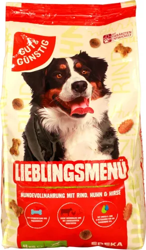 Lieblingsmenü Hundevollnahrung mit Rind, Huhn und Hirse