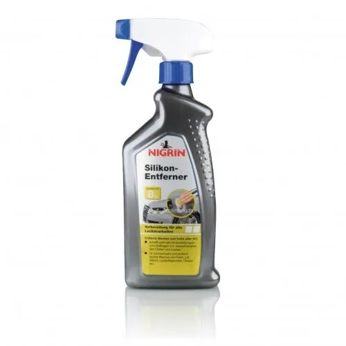 Nigrin RepairTec Silikonentferner 500 ml Trigger - Effektiver Silikonentferner für eine gründliche Reinigung, ideal für die Fahrzeugpflege und Reparaturen.