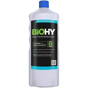 BiOHY Glasreiniger Fensterreiniger, Konzentrat, Flasche 1 Liter