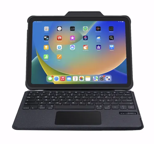 DEQSTER Rugged Touch Keyboard Folio für iPad 10.9
