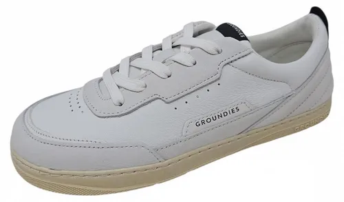 Produktbild GROUNDIES Barfußschuhe Damen Sneaker Zurich aus Leder in Weiß, Größe EUR 41