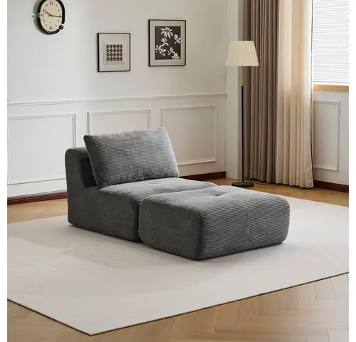 Leawin Lounge Sessel mit Hocker von Leawin