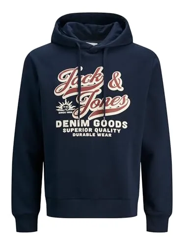 Produktbild Jack & Jones JJELOGO SWEAT HOOD Kapuzensweatshirt blau XL