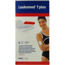 Leukomed T Plus Apósitos, 10 x 20 cm, 5 Stück
