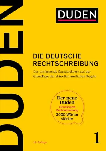 Duden - Die deutsche Rechtschreibung 2024 - Fachbuch zur deutschen Rechtschreibung, umfassendes Standardwerk mit aktuellen amtlichen Regeln für präzises Schreiben und korrekte Kommunikation.