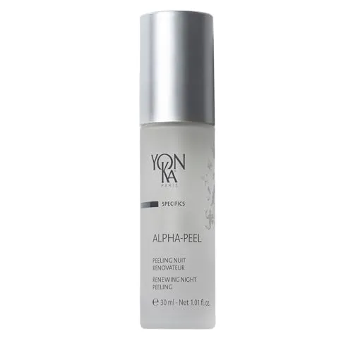 Yon-Ka Alpha - Peel Nacht-Peeling-Gel 30 ml | Entfernt abgestorbene Zellen, verfeinert Hauttextur, glättet Falten | Dermatologisch bewiesen! Monatliche Behandlung, natürliches Ursprung