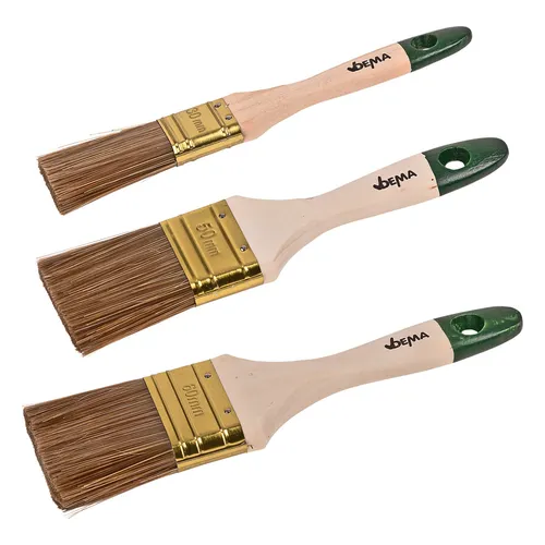 Flachpinsel Malerpinsel Lackpinsel Pinselset Pinsel Set 3-tlg. 30 / 50 / 60 mm
