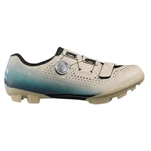 Shimano RX600 Gravel-Fahrradschuhe 43 EU - Beige/Braun - Fahrradschuhe mit BOA® Einstellsystem für perfekten Sitz, leicht und atmungsaktiv, ideal für Gravel-Radsport und lange Touren.