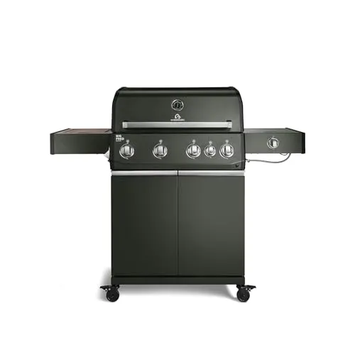 BURNHARD® Gasgrill Big FRED Deluxe – 4-Brenner mit Infrarot-Keramikbrenner - Leistungsstarker Gasgrill mit 21,2 kW, ideal für gesellige BBQs. Die große Grillfläche von 70 x 41,5 cm und die vielseitigen Brenner garantieren perfekte Grillergebnisse und einfache Handhabung. Robuste Bauweise für langanhaltenden Einsatz.