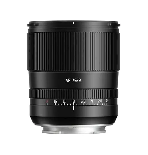 TTArtisan AF 75mm f2 Sony E - Lichtstarkes Teleobjektiv - Objektive, ideal für Porträts und Nachtaufnahmen, mit integrierter Gesichts- und Augenerkennung für präzisen Fokus und optimale Belichtung.