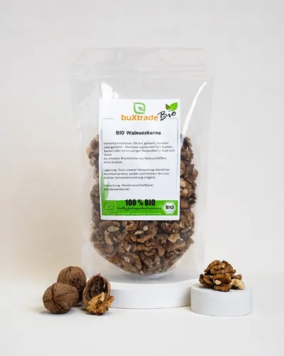 | BIO Walnusskerne | Walnüsse | Bruch | Natur | Nüsse | Walnuts | Buxtrade 100 g