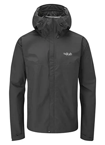 Rab Downpour Eco Jacket Herren, Schwarz, Größe XL 2021