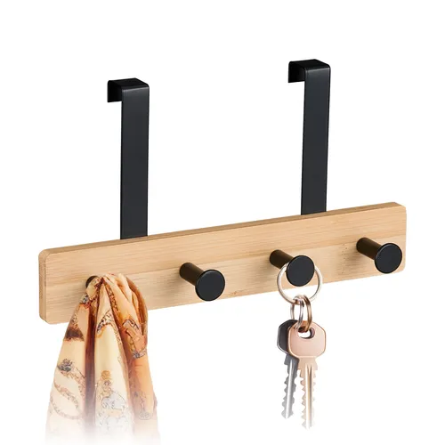 Türgarderobe Türhängeleiste Kleiderhaken Hakenleiste Türaufhänger 4 Türhaken