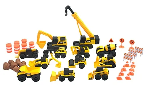 Funrise Little Machines Mega Set Caterpillar Fahrzeug
