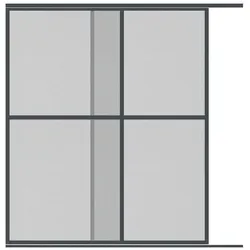 empasa XXL Insektenschutz-Tür, Doppelschiebetür Fliegengitter 240x240cm