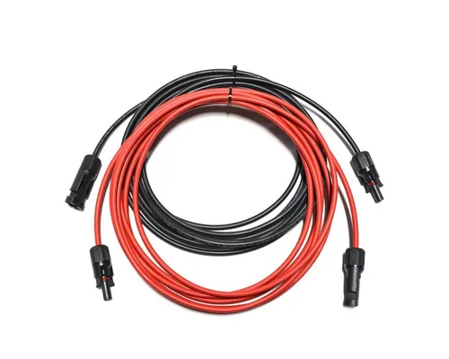 smartEC Solarkabel Verlängerungskabel 4 - 6mm² mit Stecker 2x 4m 4mm² Solarkabel, Außenduchmesser: 5,2mm (400 cm), Kabeltyp H1Z272-K IP68 Verlängerungskabel 1-30 Meter