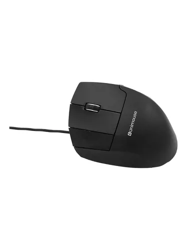 Contour Unimouse Ergonomische Vertikal-Maus für Linkshänder - Ergonomische Maus für Linkshänder mit anpassbarem Winkel (35°-70°) und Daumenauflage für maximalen Komfort. Ideal zur Linderung von Handgelenksschmerzen bei langem Arbeiten am Computer.
