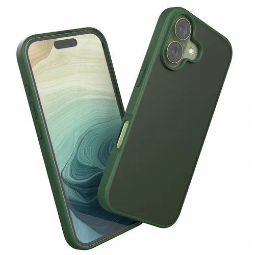 Outdoor Hülle für iPhone 17 Handyhülle mit Rand Case Cover Kameraschutz Grün