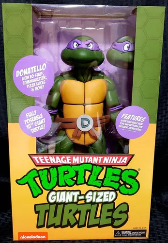 Teenage Mutant Ninja Turtles Donatello Giant-Size NECA TMNT Cartoon 1/4 - 38 cm