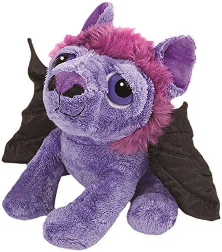 Li'l Peepers 14083 - Suki Stofftier Fledermaus Boris, Circa 25.4 cm, lila