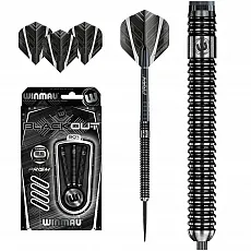 WINMAU Blackout 26g Profi Wolfram Steeltip Dartpfeile Set von Winmau