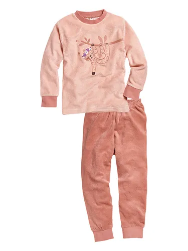 Playshoes Frottee Schlafanzug Zweiteilig Pyjama-Set, rosa, Größe 92