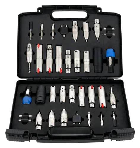 Pronomic ADC-34 Audio-Adapter-Set im Koffer von Pronomic