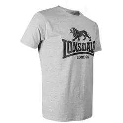 Lonsdale T-Shirt T-Shirt Lonsdale Logo grau M (48/50)