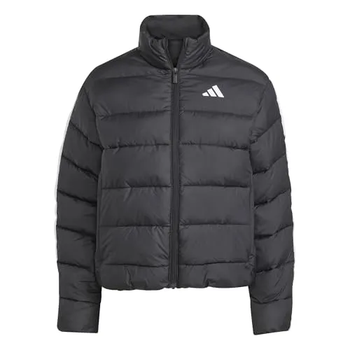 adidas Women's Essentials CLIMAWARM 3 Stripes Synthetic Down Jackets, black, XXL