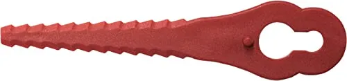 Güde 58586 Ersatzmesser-Set 20-tlg. (VE OVP 20 Stck., passend zu Güde #58598 Rasentrimmer RT 18-201-05 und Güde #58599 Rasentrimmer RT 18-0) Rot