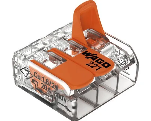 Wago Verbindungsklemme Compact 221-413/995-012 von WAGO