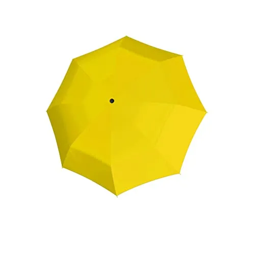 Doppler XXL Golfschirm - gelb - Stockschirme für Damen und Herren, großer und stabiler Golfschirm mit einem 130 cm Dach, ideal für zwei Personen. Leichtes Fiberglas-Gestell und Moosgummi-Griff für sicheren Halt.