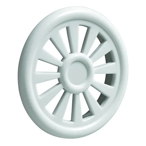 Hettich Lüftungsgitter, rund, Ø 40mm, Kunststoff, weiß, 4 Stück (0,47 EUR/Stück)