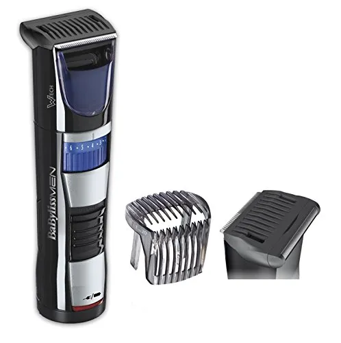 BaByliss MEN T840E Barttrimmer und Rasierer - Herrenrasierer mit 1-20mm Trimmoption, schnurlos und wiederaufladbar – perfekt für präzises Styling und Rasur im Gesicht.