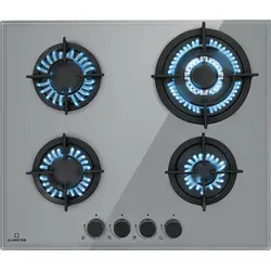 Klarstein Gasherd - Einbau-Gasherd für Propan Gasflasche, 4-flammig und energieeffizient für schnelles Kochen, ideal für Küche und Camping