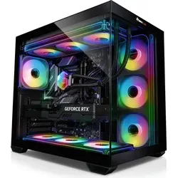kiebel.de Gaming PC Panorama 12 – Intel Core i7, 32GB RAM, RTX 5060, 1TB SSD - Erleben Sie Gaming der Extraklasse mit dem kiebel.de Gaming PC Panorama 12. Ausgestattet mit leistungsstarken Komponenten und futuristischen 3-Rotor-Lüftern sorgt er für eine beeindruckende Atmosphäre und optimale Kühlung. Ideal für FullHD und WQHD!