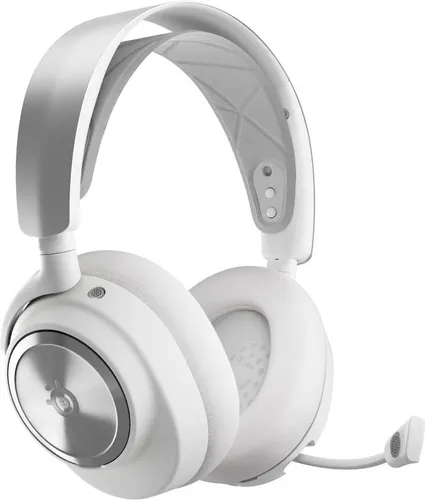 SteelSeries Arctis Nova Pro Wireless PlayStation Headset - Weiß - PC-Headset mit Noise Cancelling und 45 Stunden Akkulaufzeit für ungestörtes Gaming. Genießen Sie kabellosen Surround Sound und klare Kommunikation mit Freunden.