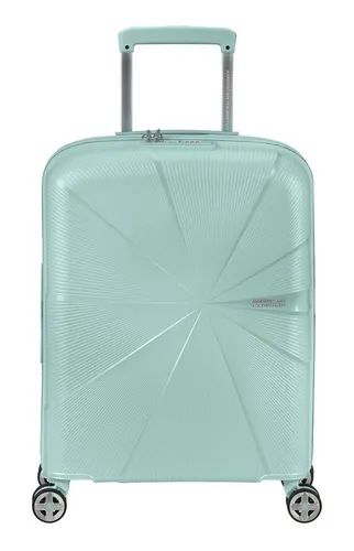 American Tourister STARVIBE Spinner EXP 55 cm mit TSA-Zahlenschloss - Trolley mit vier Rollen und TSA-Zahlenschloss, ideal für sicheres Reisen. Dehnfalte für zusätzliches Volumen und leichtes Material für mühelosen Transport.