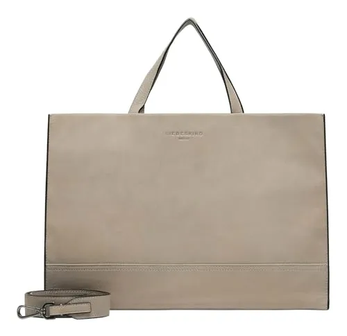 LIEBESKIND BERLIN Handtasche Schultertasche LOU 2 3D Leather Satchel Stone taupe
