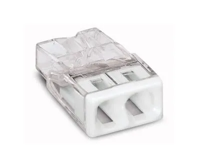 Wago Compact Steckklemme Anzahl Leiter: 2, 0,5- 2,5 mm², 10 Stück