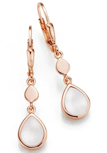 Firetti Paar Ohrhänger aus Silber 925 mit Perlmutt von Firetti