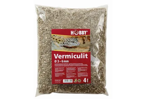 HOBBY Terrarien-Substrat Vermiculit, Ø 3-6 mm, 4 Liter von Hobby