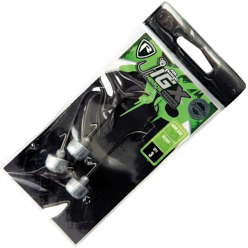 Fox Rage Jig head X - Strong - 3 Jighaken, Größe/Gewicht:Gr. 6/0 / 20g