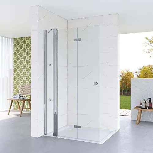 AQUABATOS Walk-in-Dusche faltbar 135 cm von AQUABATOS